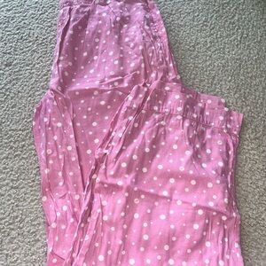 Victorias Secret PINK Polka Dot Print Sleep Pant Sz L